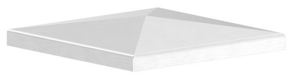 Pyramidenkappe, für Rohr 150x150mm, geschliffen, V2A