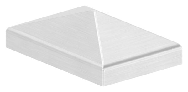 Pfeilerbedecker für Rohr 60x40mm, Oberfläche...