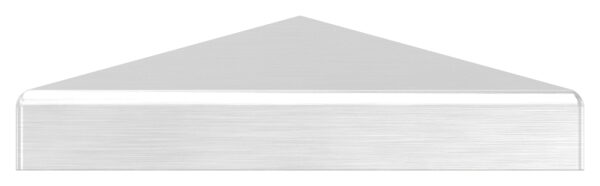 Pyramidenkappe, für Rohr 70x70mm, geschliffen, V2A