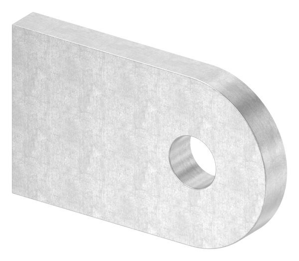 Anschweißlasche, 50x30x6mm, Oberfläche 3c...