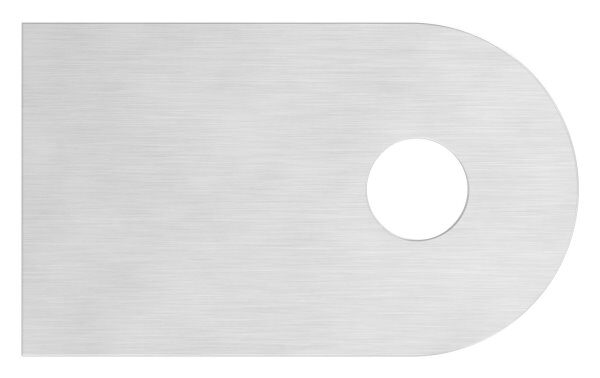 Anschweißlasche, 50x30x6mm, beidseitig geschliffen...