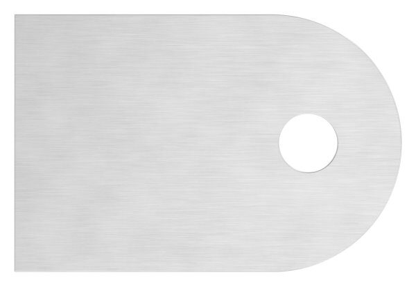 Anschweißlasche, 60x40x6mm, beidseitig geschliffen...
