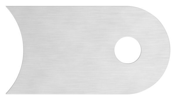 Anschweißlasche, 50x30x6mm, beidseitig geschliffen...