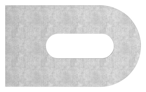 Anschweißlasche, 50x30x6mm, Oberfläche 3c...