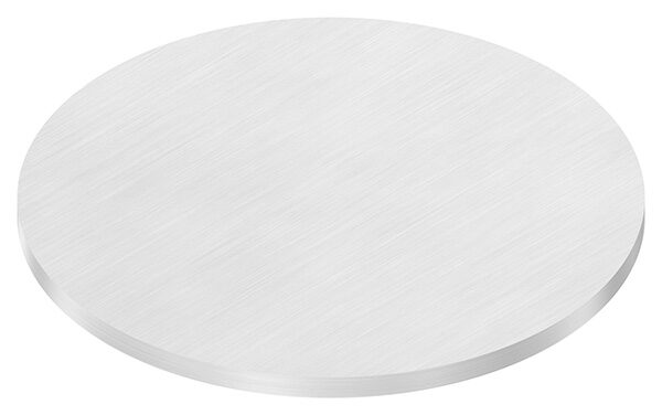 Ronde Ø 150x6mm, mit Längsschliff, V2A