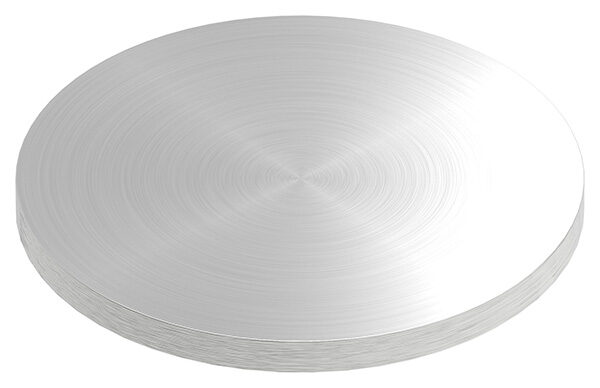 Ronde, Ø 120x8mm, mit Rundschliff, V2A