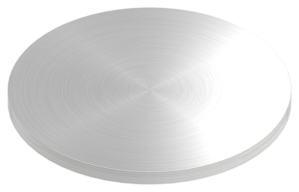 Ronde, Ø 150x8mm, mit Rundschliff, V2A