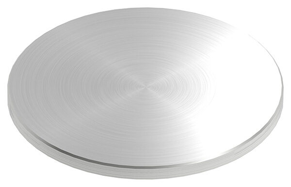 Ronde, Ø 150x8mm, mit Rundschliff und Fase, V2A