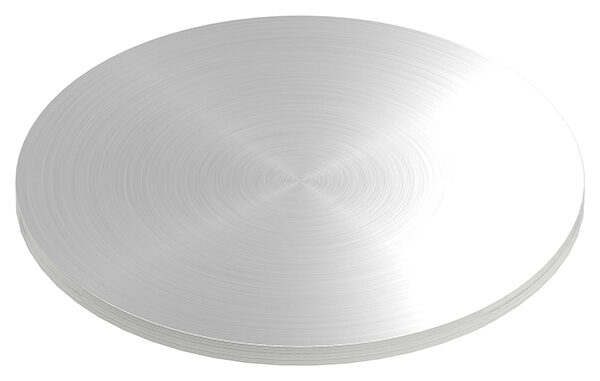 Ronde, Ø 150x6mm, mit Rundschliff, V2A