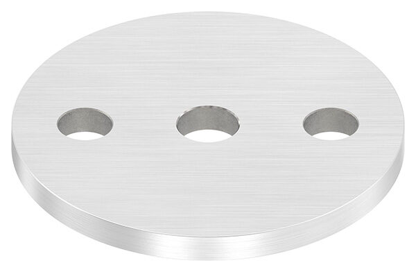 Ankerplatte, Ø 80x6mm, 2x11mm und 1x 12,5mm...