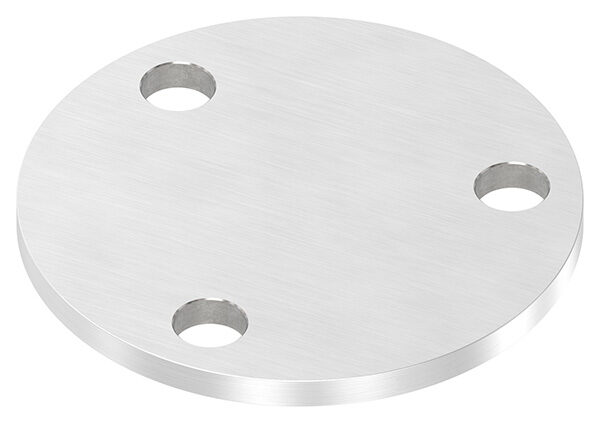 Ankerplatte, Ø 100x6mm, 3x 13mm Bohrung, mit...