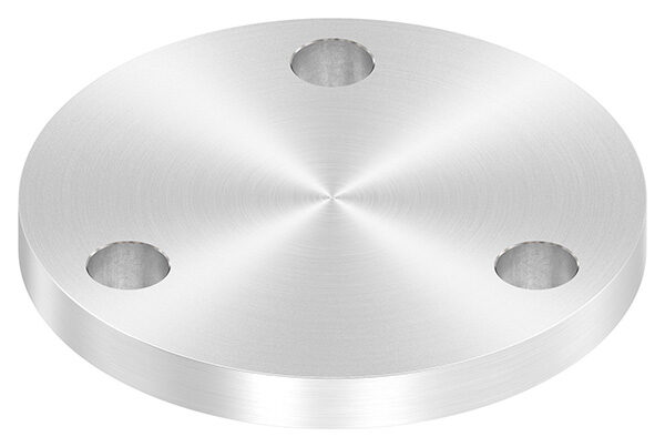 Ankerplatte, Ø 100x10mm, 3x 13mm Bohrung, mit...