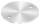 Ankerplatte, Ø 120x6mm, 2x 13mm Bohrung, mit Rundschliff, V2A
