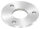 Ankerplatte, Ø 120x8mm, 3x 13mm und 1x 48,7mm Bohrung, mit Rundschliff, V2A