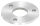 Ankerplatte, Ø 120x8mm, 3x 13mm und 1x 48,7mm Bohrung, mit Rundschliff, V2A