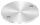 Ankerplatte, Ø 140x8mm, 2x 13mm Bohrung, mit Rundschliff, V2A