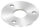 Ankerplatte, Ø 120x6mm, 3x 13mm und 1x 42,8mm Bohrung, mit Rundschliff, V2A
