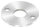 Ankerplatte, Ø 100x6mm, 2x 13mm und 1x 34,1mm Bohrung, mit Rundschliff, V2A