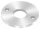 Ankerplatte, Ø 120x8mm, 2x 13mm und 1x 42,8mm Bohrung, mit Rundschliff, V2A