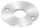Ankerplatte, Ø 120x6mm, 2x 13mm und 1x 42,8mm Bohrung, mit Rundschliff, V2A