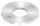 Ankerplatte, Ø 120x8mm, 2x 13mm und 1x 48,7mm Bohrung, mit Rundschliff, V2A
