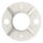 Ankerplatte, Ø 80x8mm, 2x 11mm und 2x 4mm Bohrung, Mittelbohrung 33,9mm, roh, V2A