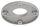Ankerplatte, Ø 120x8mm, 2x 11mm und 2x 4mm Bohrung, Mittelbohrung 48,5mm, roh, V2A
