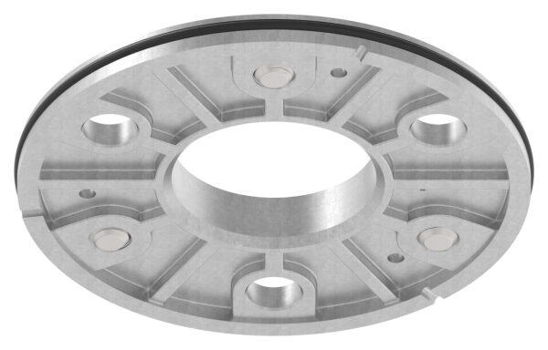 Ankerplatte mit Gummiring, Ø 123,5x8mm,...