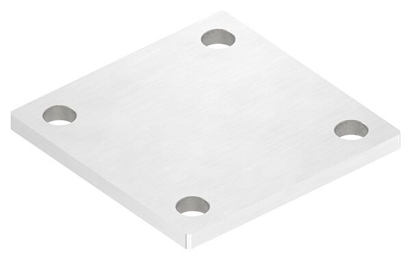 Ankerplatte, 92x92x6mm, 4x 11mm Bohrung, mit...
