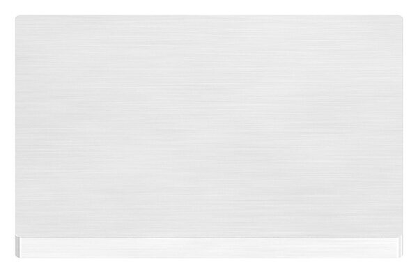 Ankerplatte, 120x120x8mm, mit Längsschliff, V2A