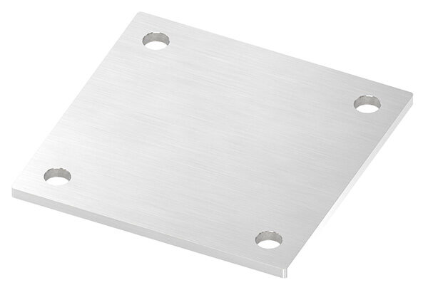Ankerplatte, 150x150x6mm, 4x 13mm Bohrung, mit...