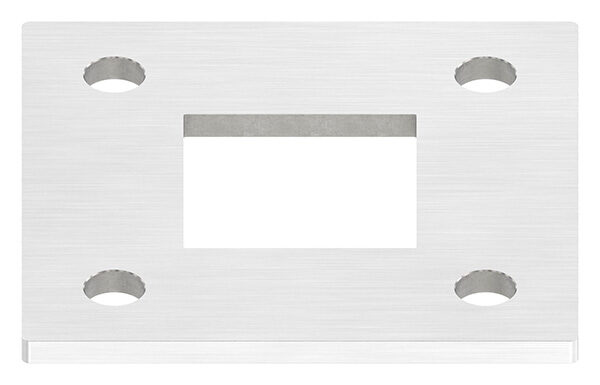 Ankerplatte, 120x120x6mm, 4x 13mm und 1x 50,2x50,2mm...