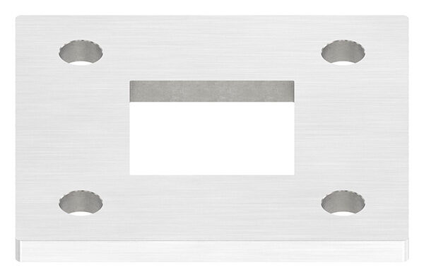 Ankerplatte, 120x120x8mm, 4x 13mm und 1x 50,2x50,2mm...