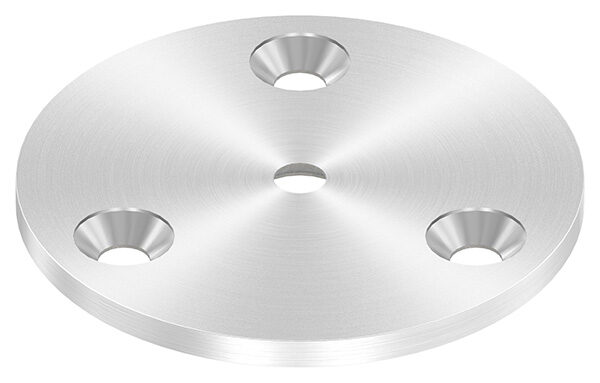 Ronde, Ø 70x4mm, 3x 6,5mm Bohrung gesenkt und 1x...