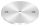 Ronde, Ø 70x4mm, 2x 6,5mm und 1x 6,5mm Bohrung (gesenkt), mit Rundschliff, V2A