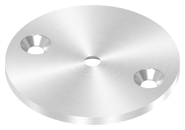 Ronde, Ø 70x4mm, 2x 6,5mm Bohrung gesenkt und 1x...