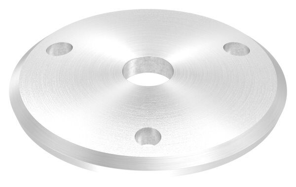 Ronde, Ø 68x5mm, gewölbt, 3x 6,5mm und 1x...