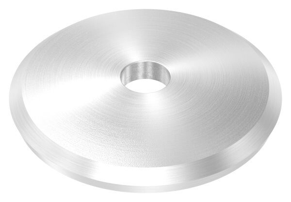 Ronde, Ø 58x5mm, gewölbt, 1x 10,5mm Bohrung,...