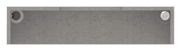Abdeckrosette quadratisch, 109x109x25mm, mit Bohrung 40,5x40,5mm, t: 2,5mm, geschliffen Korn 240, zweiteilig zur nachträglichen Montage, V2A