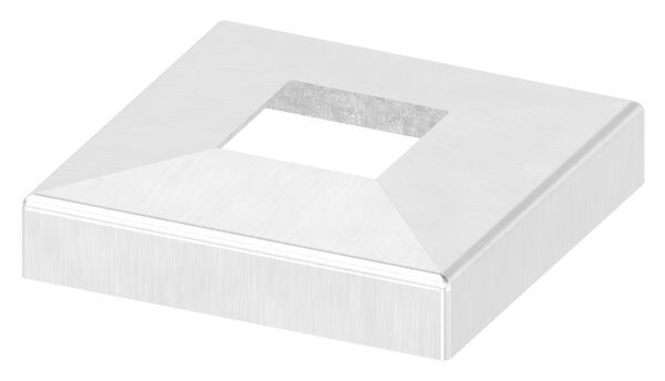 Abdeckrosette quadratisch, 108x108x25mm, mit Bohrung...