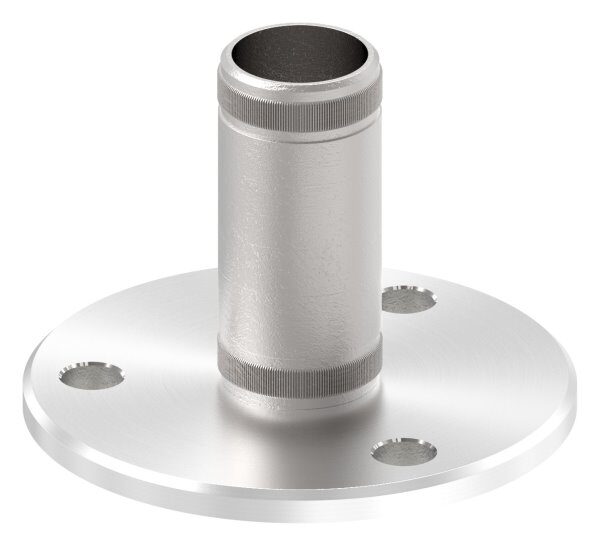 Wand- und Bodenanker mit Rändelung, Platte 100x6mm,...