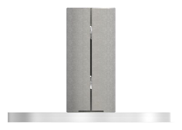 Wand- und Bodenanker, Patte 100x6mm mit 3x 11mm Bohrung, für 33,7x2,0mm 
mit Klemmschrauben, V2A