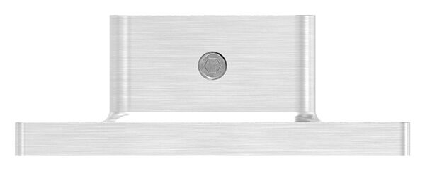 Wand- u. Bodenanker 30x30mm, mit 4x 6,5mm Bohrung gesenkt, V2A