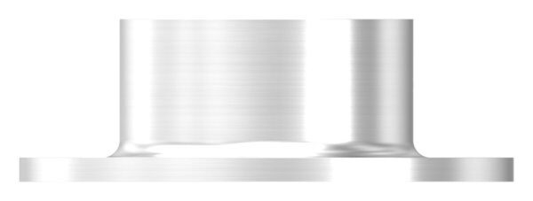 Wand- und Bodenanker für Rohr 60,3mm, Ronde Ø 115mm mit 3x 8,5mm Bohrung gesenkt, mit seitlicher Madenschraube, V2A