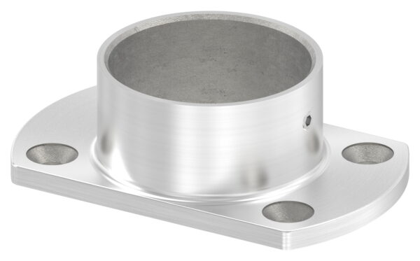 Wand- und Bodenanker für Rohr 48,3mm, Ronde 85x54mm...
