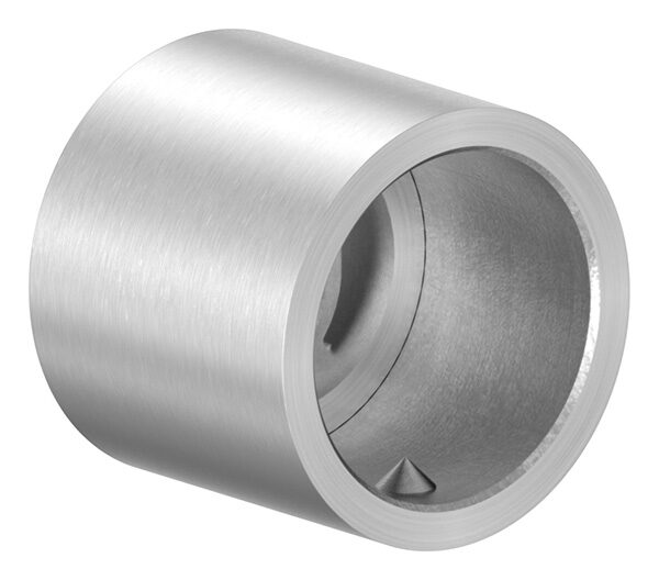 Wandbefestigung für Rohr 26,9mm, zum Klemmen des Rohres, V2A