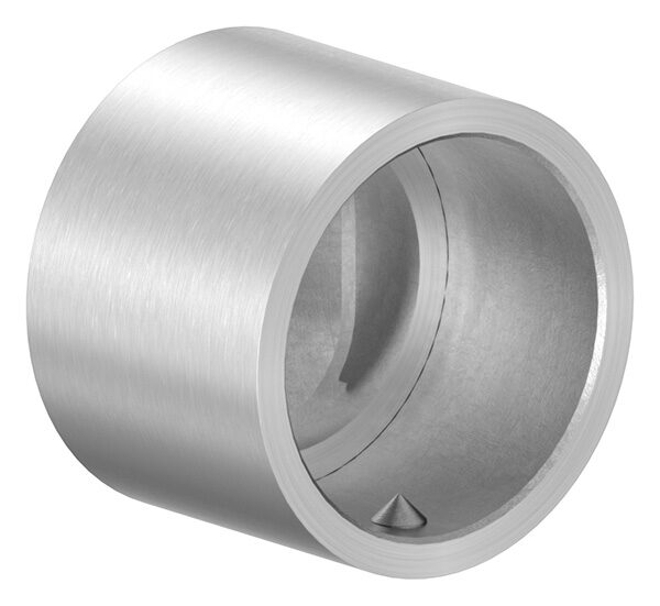 Wandbefestigung für Rohr 33,7mm, zum Klemmen des Rohres, V2A