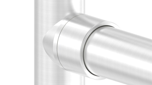 Befestigung für Rohr 42,4mm an 42,4mm Rohr, V2A