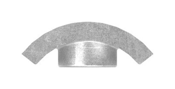 Verstärkungsplatte für Wandbefestigung 50130-240, Gewindeabstand Mitte-Mitte: 85mm, t: 5mm, V2A