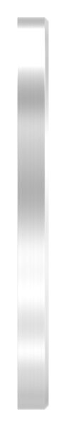Ankerplatte, 100x8mm mit Fase, 2x Langloch 13x15mm und 2x 8,6mm Bohrung flachgesenkt für Distanzhülse, V2A